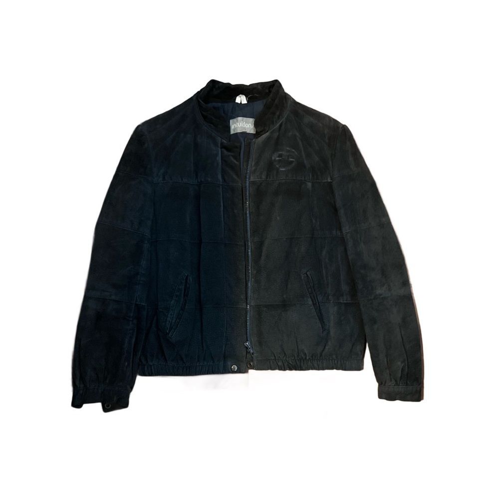 ☆ VINTAGE 80’S BLACK SUEDE “INTUITIONS” PUFFER